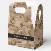 Desert Camouflage Pattern, Your name, Personalize フェイバーボックス (オープン)