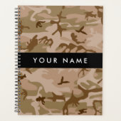 Desert Camouflage Pattern, Your name, Personalize プランナー手帳 (正面)