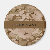 Desert Camouflage Pattern, Your name, Personalize マグネット (正面)