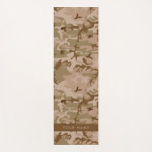 Desert Camouflage Pattern, Your name, Personalize ヨガマット (正面)