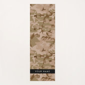 Desert Camouflage Pattern, Your name, Personalize ヨガマット (正面)