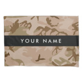 Desert Camouflage Pattern, Your name, Personalize 枕カバー (正面)
