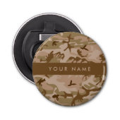 Desert Camouflage Pattern, Your name, Personalize 栓抜き (正面)