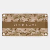 Desert Camouflage Pattern, Your name, Personalize 横断幕 (横)