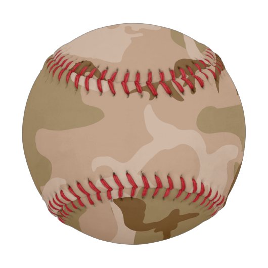 Desert Camouflage Pattern, Your name, Personalize 野球ボール (正面)