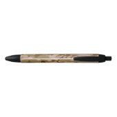 Desert Camouflage Pattern, Your name, Personalize 黒ボールペン (裏面)