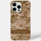 Desert Camouflage Pattern, Your name, Personalize Case-Mate iPhoneケース (裏面)