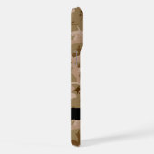 Desert Camouflage Pattern, Your name, Personalize iPhoneケース (右側面)