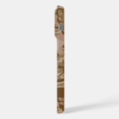 Desert Camouflage Pattern, Your name, Personalize iPhoneケース (左側面)