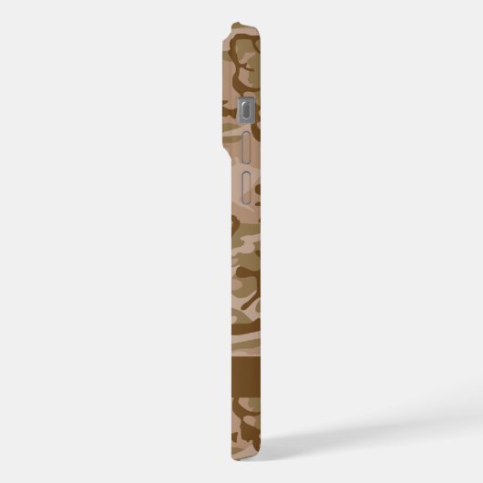 Desert Camouflage Pattern, Your name, Personalize iPhoneケース (左側面)