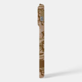 Desert Camouflage Pattern, Your name, Personalize iPhoneケース (左側面)