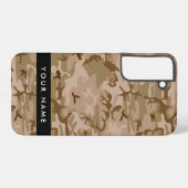 Desert Camouflage Pattern, Your name, Personalize Samsung Galaxyケース (裏面横)