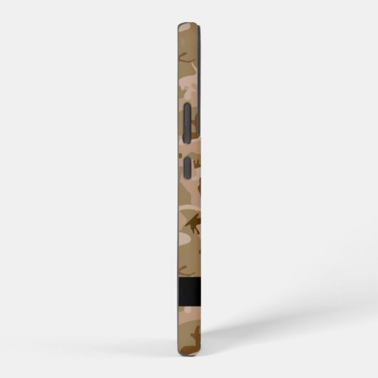 Desert Camouflage Pattern, Your name, Personalize Samsung Galaxyケース (右側面)
