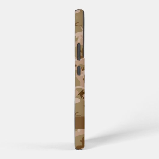 Desert Camouflage Pattern, Your name, Personalize Samsung Galaxyケース (右側面)