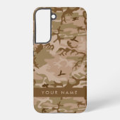 Desert Camouflage Pattern, Your name, Personalize Samsung Galaxyケース (裏面)