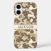 Desert Camouflage Personalized Case-Mate iPhoneケース (裏面)