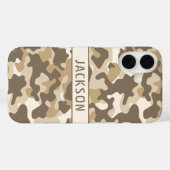 Desert Camouflage Personalized Case-Mate iPhoneケース (裏面 (横))