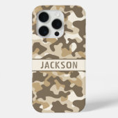 Desert Camouflage Personalized Case-Mate iPhoneケース (裏面)