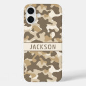 Desert Camouflage Personalized Case-Mate iPhoneケース (裏面)