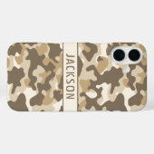Desert Camouflage Personalized Case-Mate iPhoneケース (裏面 (横))