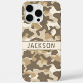 Desert Camouflage Personalized Case-Mate iPhoneケース (裏面)