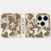 Desert Camouflage Personalized Case-Mate iPhoneケース (裏面 (横))