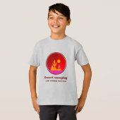 Desert Camping Where Sunscreen Fears To Go Desert  Tシャツ (正面フル)