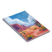 Desert Canyon | Cactus Nature Landscape ノートブック (右側)