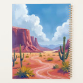Desert Canyon | Cactus Nature Landscape プランナー手帳 (裏面)