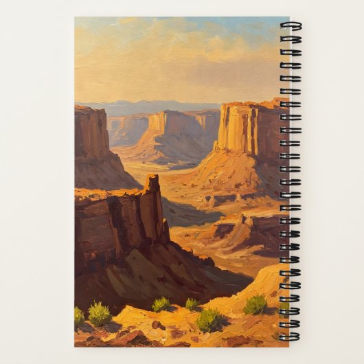 Desert Canyons ノートブック (裏面)