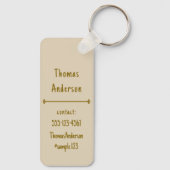 Desert Color Combination キーホルダー (裏面)