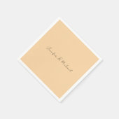 Desert Color Professional Modern Plain Minimalist スタンダードカクテルナプキン (角)