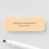 Desert Color Professional Modern Plain Minimalist 名札 (インサイチュ)