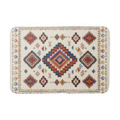 Desert Confetti Nomad – Vibrant Tribal Moroccan バスマット (正面)