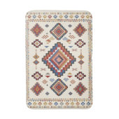 Desert Confetti Nomad – Vibrant Tribal Moroccan バスマット (正面縦)