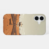 Desert Crossroads iPhone 16ケース (裏面横)