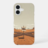 Desert Crossroads iPhone 16ケース (裏面)