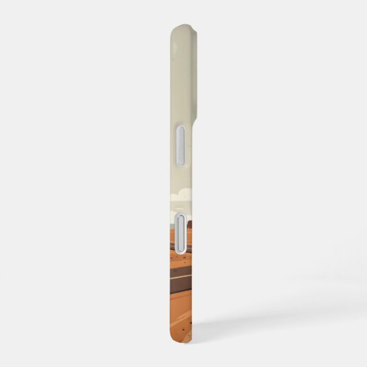 Desert Crossroads iPhone 16ケース (右側面)