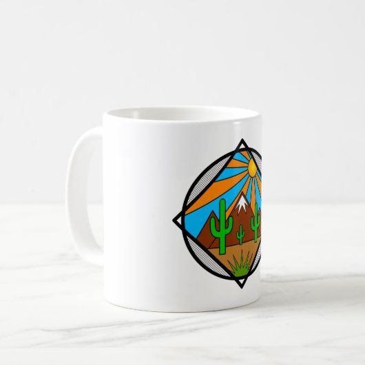 Desert Design Mug コーヒーマグカップ (正面左)