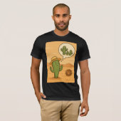 Desert Dreamer – The Hopeful Cactus Family Vision Tシャツ (正面フル)