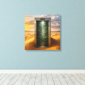 Desert Elevator キャンバスプリント (インサイチュ (ウッドフロア))