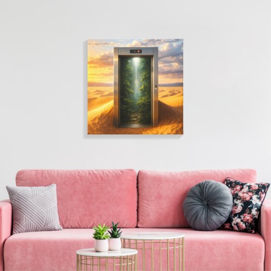 Desert Elevator キャンバスプリント (インサイチュ (リビング))