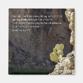 Desert Faith Collection Isaiah 43:19 KJV マグネット (正面)