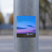 Desert Faith Collection – Psalm 23:1-2 Sticker スクエアシール