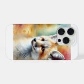 Desert Fox Serenity 220824AREF113 - Watercolor iPhoneケース (裏面横)