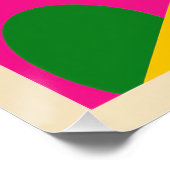 Désert Géométrique Pop-Art ポスター (コーナー)