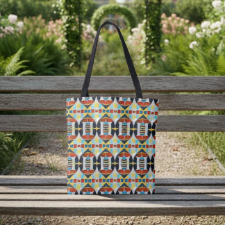 Desert Geometry Tribal Tote Bag トートバッグ