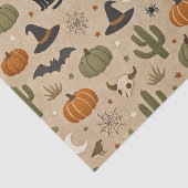 Desert Green Cactus Halloween  薄葉紙 (詳細)