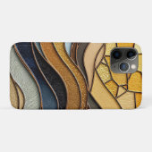 Desert Hills Sand Gold Mosaic Fine Art Case-Mate iPhoneケース (裏面(横))