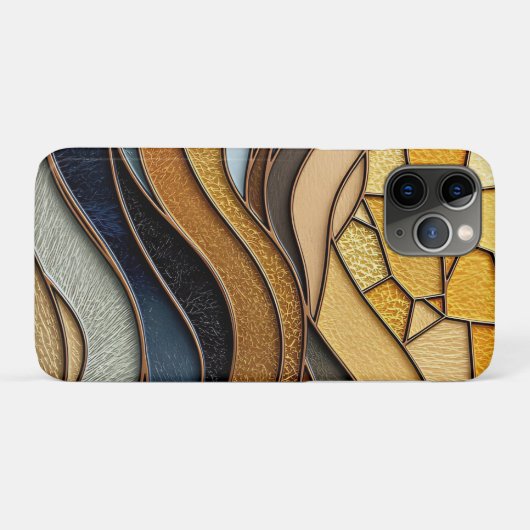Desert Hills Sand Gold Mosaic Fine Art Case-Mate iPhoneケース (裏面(横))